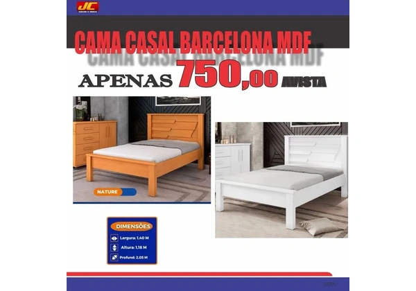 CAMA CASAL BARCELONA MDF