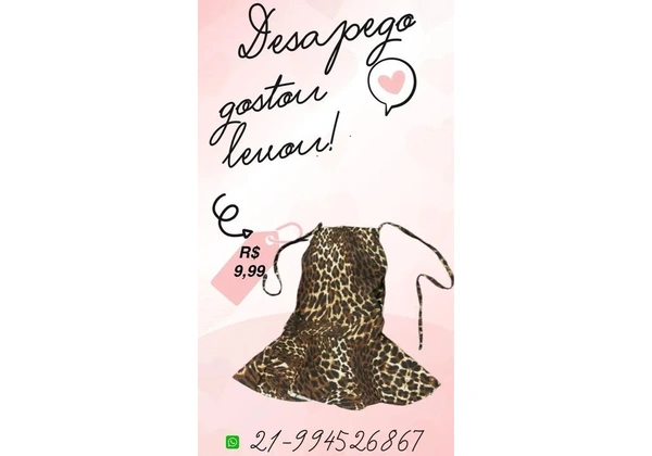 Desapegos de roupas seminovas e novas
