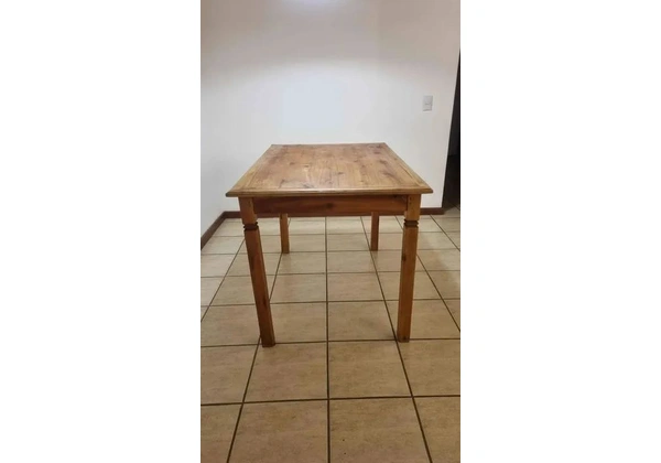Mesa de Madeira Maciço, estilo rústico (favor, leia a legenda)