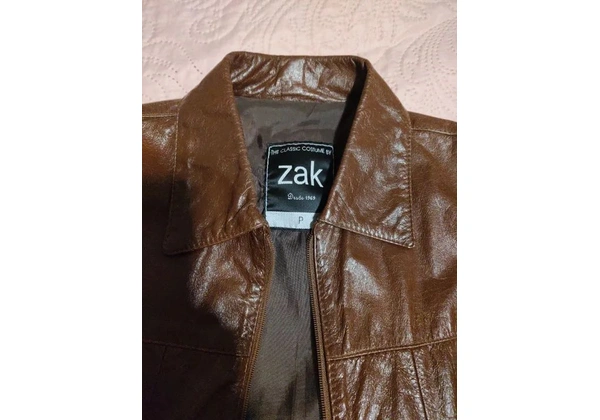 Jaqueta couro masculino ZAK original!