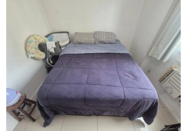 Cama box queen + colchão Eastman House Washington