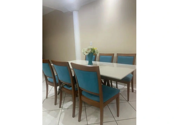 Mesa de jantar 6 cadeiras