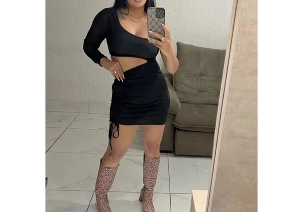 Vestidos básicos canelados manga longa blogueira