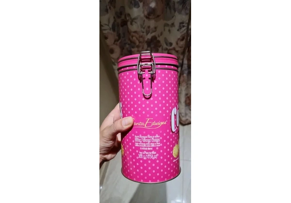 Lata Pink Perfeita para enfeite ou uso em geral