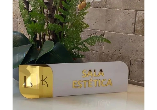 Placas de identificação de porta em Acrílico