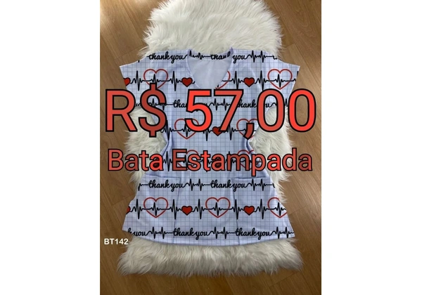 BATA ESTAMPADA - SAÚDE
