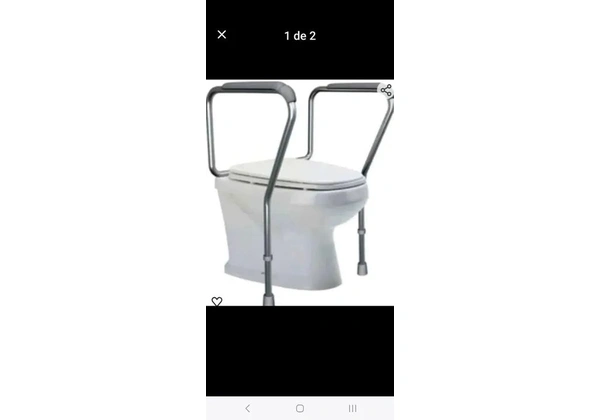 Barra de apoio para vaso sanitário