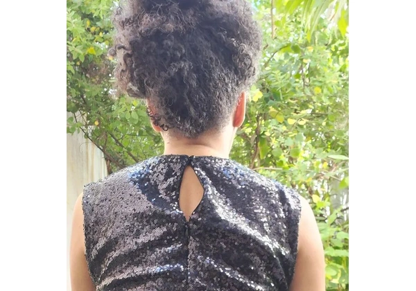 Vestido de paetê Forever 21