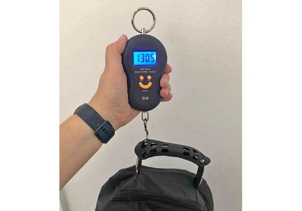 Portátil Visor Digital Pesa Até 50kg Balança Suspensa Gancho (entrego)