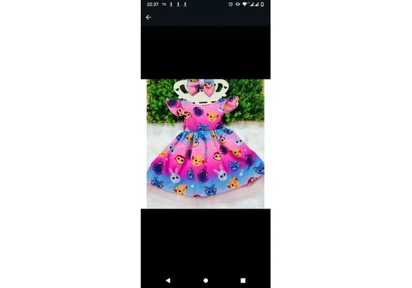 Vestido Infantil Bolo Fofo