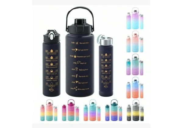 Kit com 3 garrafas