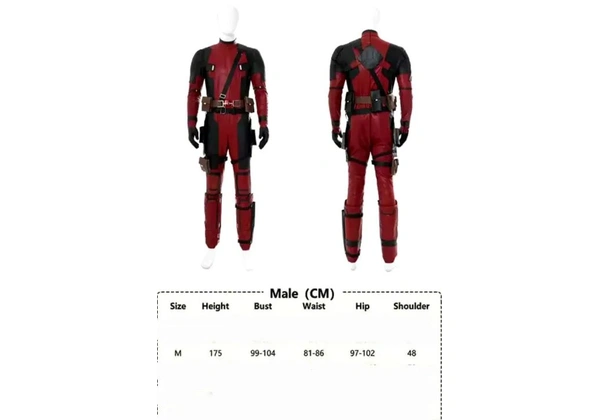 Cosplay DeadPool - Tamanho -M