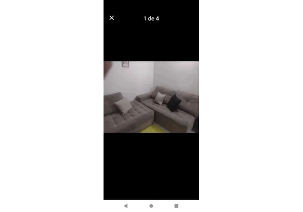 Sofá com divã 4 lugares