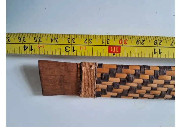 Espada artesanal em bambu, arte indigena, são 2 espadas