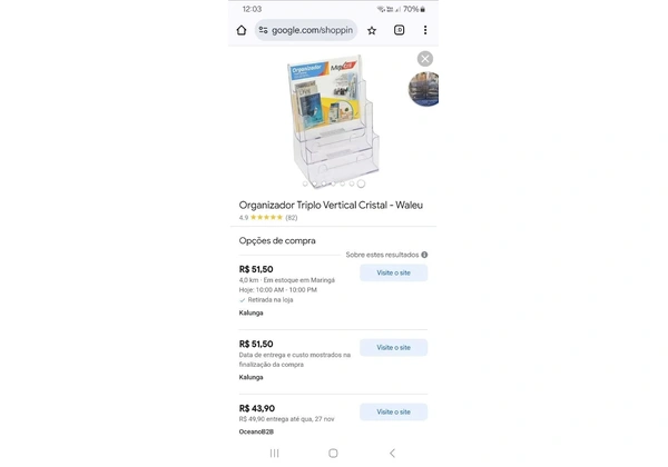Organizador revista, papéis mesa - 2 unidades só 40 reais