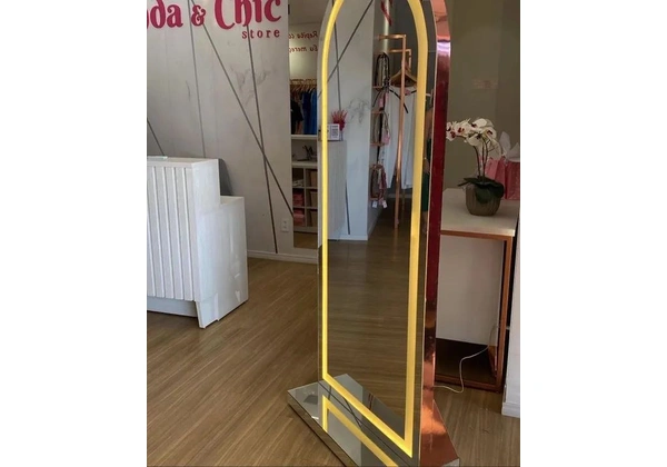Espelho com Led Rodinha Provador