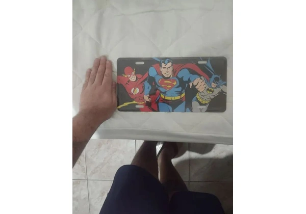 Quadro super Man Batman e flash