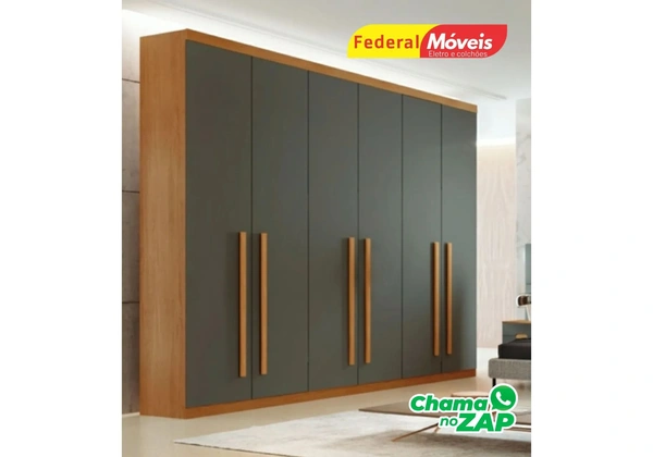 Guarda Roupa 6 Portas Novo Temos Outras Cores
