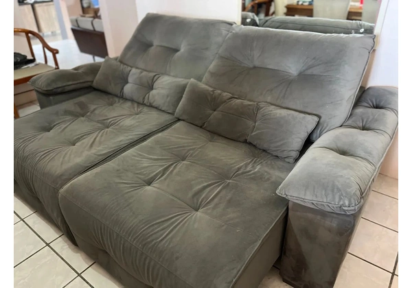 Sofá super confortável cinza - Conforto e Estilo