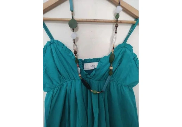 LIFT vestido algodão c/ LAISE Tam M (44-46) 55, 00<br>Regulagem alça <br>Forrado