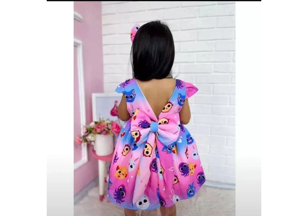 Vestido Infantil Bolo Fofo