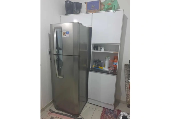 Armario de cozinha em MDP branco