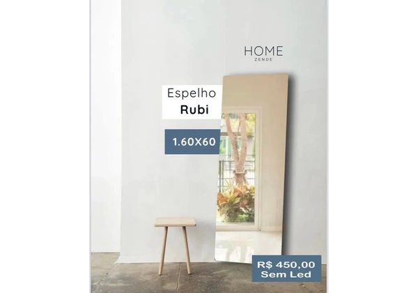 Espelhos Orgânicos Com Led e Sem Led