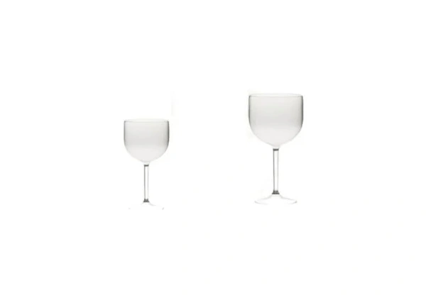 Kit 10 Taças Lisa e Degradê 450ml / 580ml - Novo