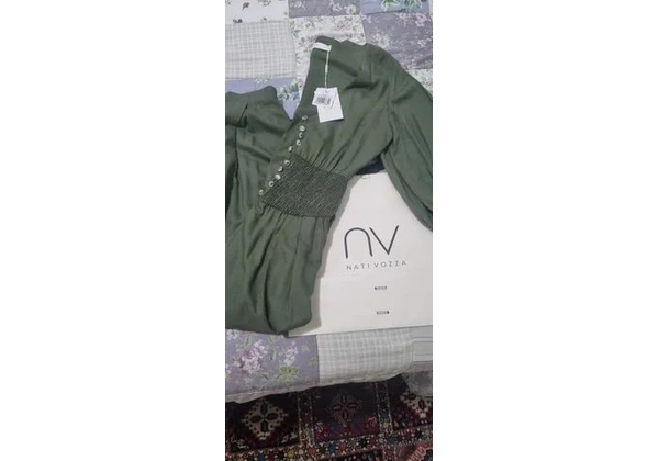macacão novo bynv, p verde militar