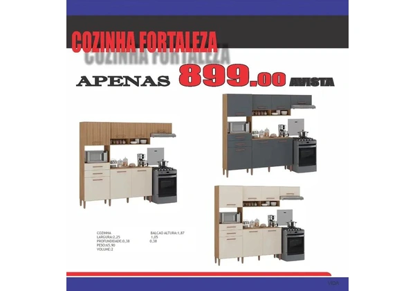 Armário de Cozinha Fortaleza faça seu orçamento
