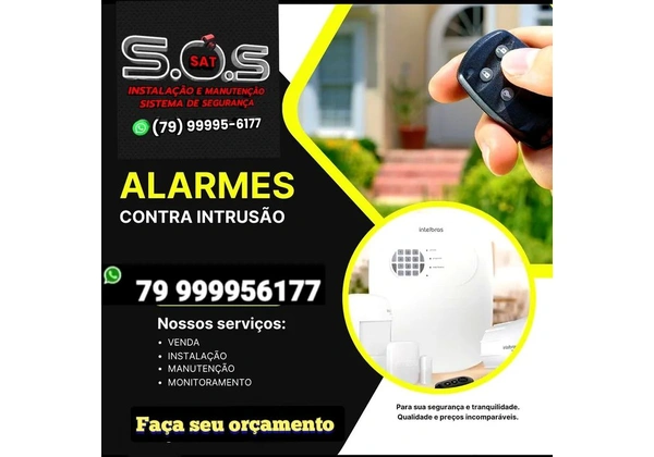 Erica elétrica e alarme Intelbras