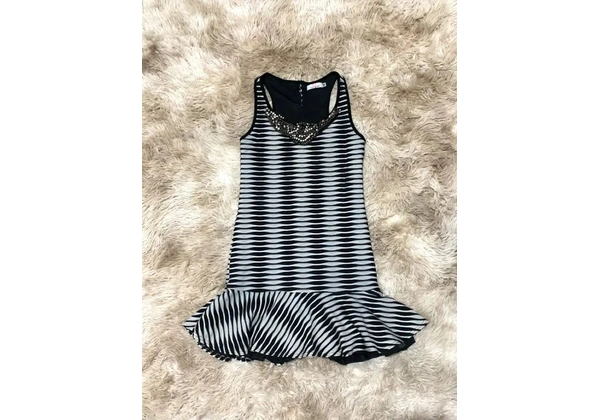 Vestido zebra 36
