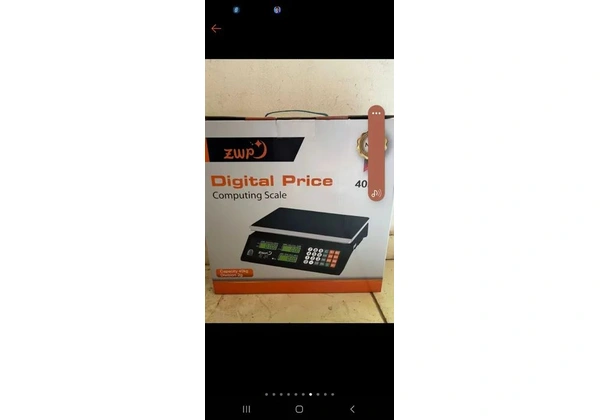 Balança eletrônica nova cap 40k apenas $1700