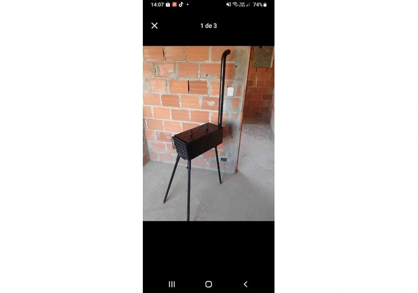 Fogão a lenha de ferro