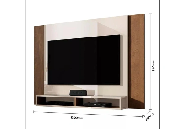 Painel tokyo para tv até 43 polegadas com dois nichos