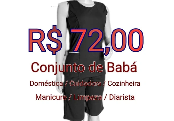 Uniforme de Babá - Diaristas - Acompanhante