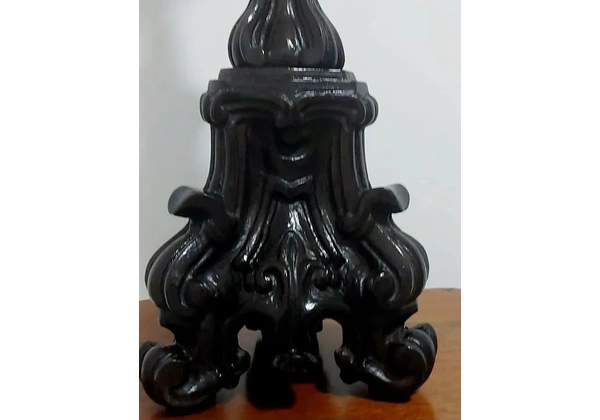 Abajur de Mesa em Madeira Nobre estilo D. José