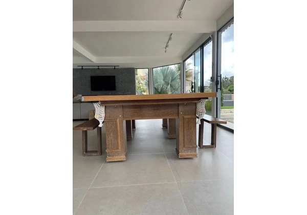 Mesa de Sinuca - Tamanho Profissional - Mesa Churrasco