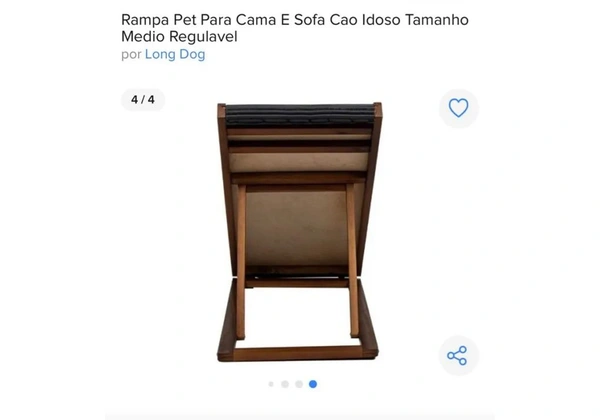 Vendo escada regulável para pet