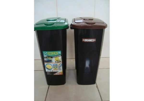 Lixeira Ecofácil 15 L (DUAS)