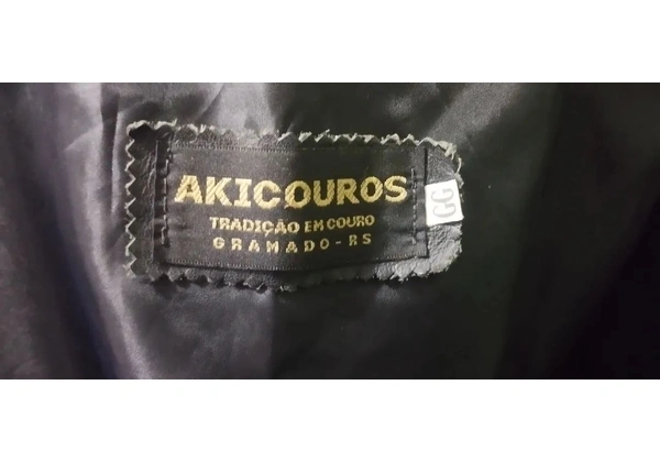Jaqueta de Couro Masculina