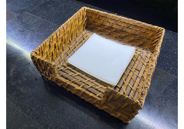 Suporte Porta guardanapo de bambu