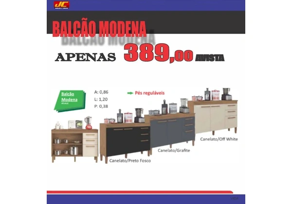 Balcão Modena super promoção