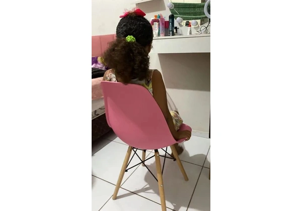 Cadeira Rosa Para Penteadeira