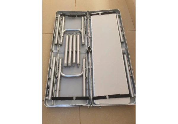 Mesa e cadeira vision peaks para camping Portátil 4 pessoas (Importado)