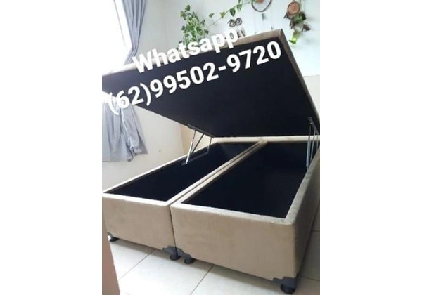 Cama Box Baú Casal Bi Partido .