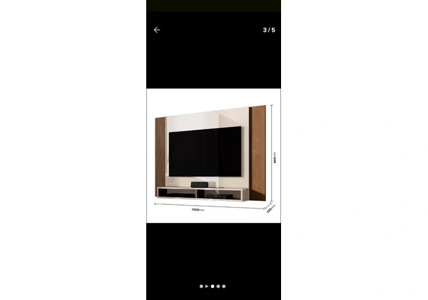 Painel tokyo para tv até 43 polegadas com dois nichos