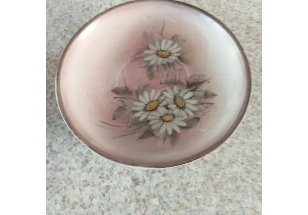 Conjunto 3 Pratinhos de Porcelana Pintados a Mão