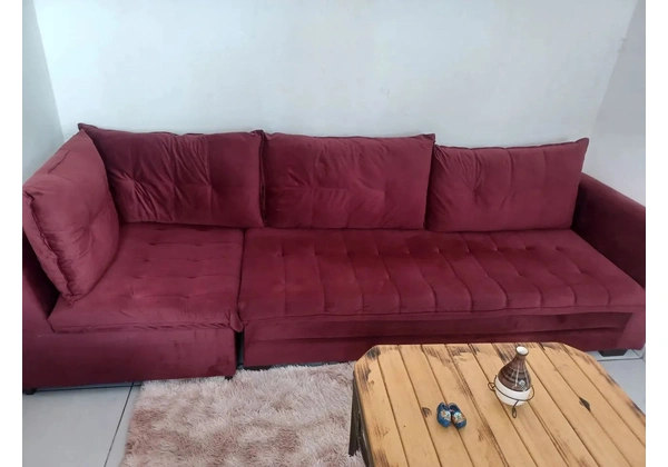 Sofá de canto semi novo lindo