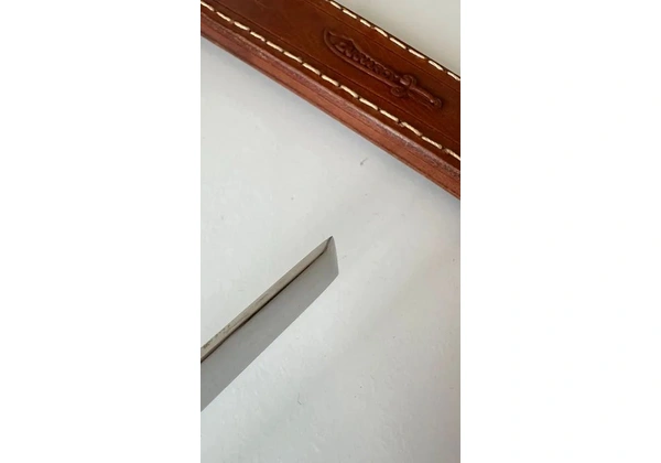 Faca Japonesa Zakharov Sashimi Kantô Plus Canhoto na Bainha Caramelo 11